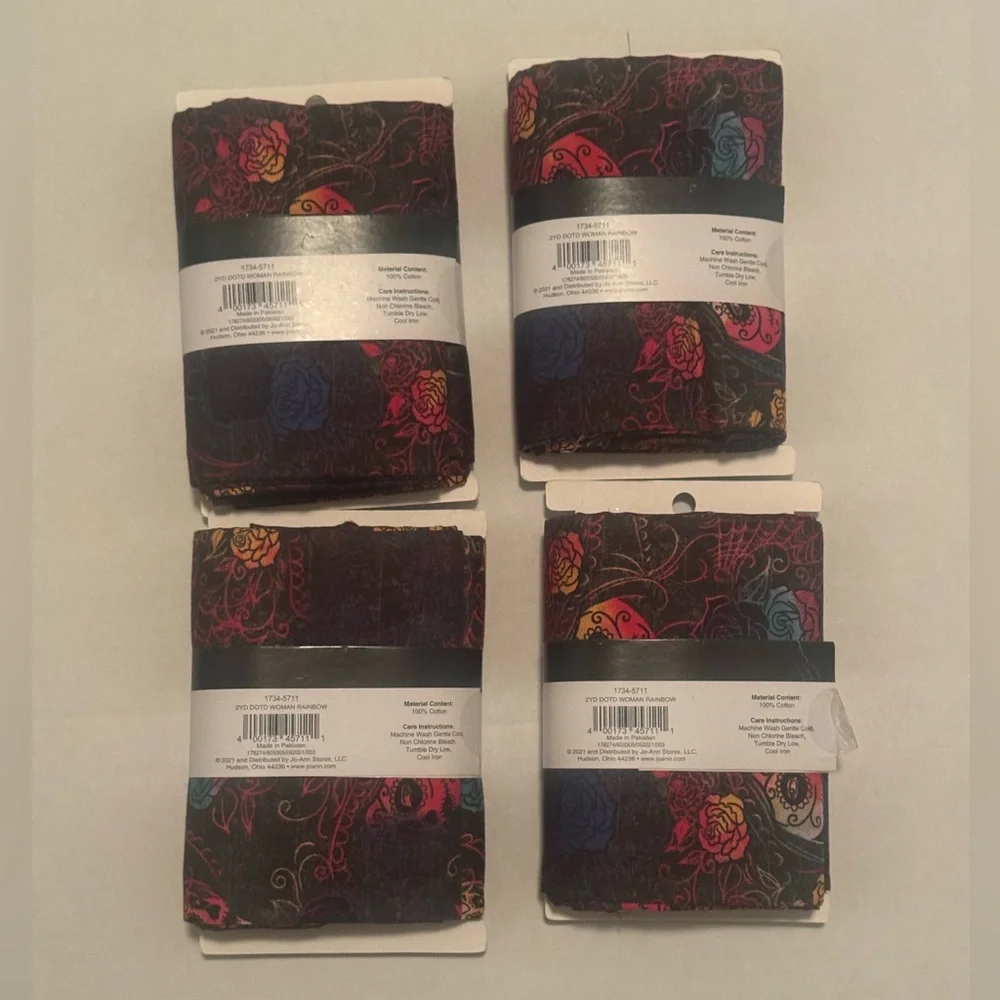 Halloween Pre-Cut Cotton Fabric Bundle - Multicolor - Picture 2 of 2
